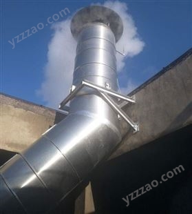 预制不锈钢烟囱 排烟管道 气密性好 耐高温 可提供安装
